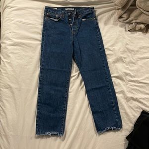 Levi’s Cropped Wedgie Straight Jeans